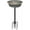 Gray, variant on SPECSTAR Oval Polyresin Bird Bath Bowl with Metal Stake, 29 inch Height Outdoor Freestanding Birdfeeder, Capacity 1.3 Gallons, 5-Pronged Base, Bronze