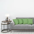 thumbnail image 3 of Ambesonne Green Throw Pillow Cover 4 Pack, Wavy Lines Irish Cultural, 18", Lime Green Dark Green, 3 of 7