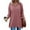 Pink, variant on DAFPZW Women Oversized Sweatshirt Casual Split Hem Long Hoodie V-Neck Pullover with Kangaroo Pocket Fall Fashion Clothes