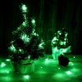 thumbnail image 2 of 2Pack Battery Fairy Lights, 6.6ft 20 LED Copper Wire String Ambiance Lighting for Home Bedroom Patio Camping Christmas Decoration, Green, 2 of 6
