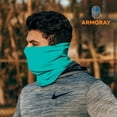 thumbnail image 2 of ARMORAY Face Mask, Neck Gaiter, 12-in-1 Headband Scarf, Balaclava, Bandana, Sweatband for Fishing, Hiking, Running & Outdoor Sports, Dustproof & Sun Protection Teal, 2 of 7