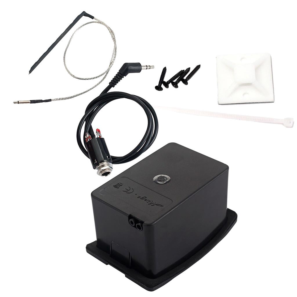 LeeQinersw 5 Bands Acoustic Guitar Preamp EQ LCD Tuner Piezo Pickup Equalizer System Parts