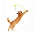 thumbnail image 4 of Funny Cat Stick Plastic Funny Cat Toy Collar Feather Spring Funny Stick Pet Funny Toyblue, 4 of 5