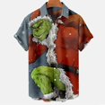thumbnail image 1 of Camisa de manga corta para hombre, nueva, cómoda, suave, de talla grande, con estampado de moda en HD, informal, oferta especial de primavera y verano de, 1 of 6