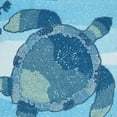 thumbnail image 3 of Outdoor Embroidered Turtle Pillow Cover, 3 of 4