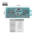 thumbnail image 2 of 20pcs/40pcs Tap Die Set Hand Thread Taps Handle Alloy Steel Inch Threading Tool With Case, 2 of 7