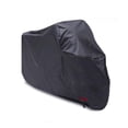 thumbnail image 2 of Funda para motocicleta, impermeable, para exteriores e interiores, para ciclomotores, se la la adaptaciónción a motores de hasta 108 pulgadas (, negro) Cola Cubierta de bicicleta de moto, 2 of 7
