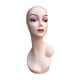 thumbnail image 1 of Cabeza de maniquí calva, cabeza de muñeca, maquillaje, pelucas faciales para cosmetología femenina, modelo de exhibición Estilo H, 1 of 9