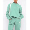 thumbnail image 1 of Hoodies Tracksuit Set Sweatshirt Sweatpants Womens 2 Piece, 1 of 4