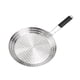 thumbnail image 4 of Parrilla para hornear, sartén para cocinar, plancha de barbacoa redonda de acero inoxidable, sartén para asar en interiores o exteriores para hornear, 4 of 9