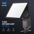 thumbnail image 2 of Neewer 11"x8" Flash Softbox - Universal Collapsible Diffuser w/Pouch for Speedlights, 2 of 9