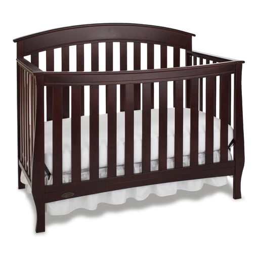 graco lennon 4 in 1 convertible crib espresso