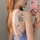 thumbnail image 2 of 10 Hojas de Tatuajes Temporales ShuxiuWang Flores de Larga Duración 8390605955099, 2 of 4