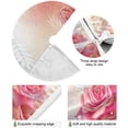 thumbnail image 2 of FMSHPON Valentine's Day Colorful Rose Xmas Christmas Tree Skirt Stand Mat for Holiday Party Decoration Indoor Outdoor 48 inches, 2 of 6
