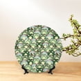 thumbnail image 6 of Gaeub Cute Frog Print Ceramic Plate,Dinner Plates,Bone China Decorative Plates with Display Stand,Art Ceramic Ornaments for Wall Hanging Decoration-7in, 6 of 6