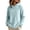 Light Blue(ladies tops), variant on Women's Fuzzy Fleece Pullover Hoodie Soft Warm Sherpa Sweatshirt Long Sleeve Casual Winter Top