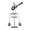 D, variant on Dserhfy Mini Balancing Iron Men Toy Helicopter Weightlifter Horizontal Bar Guitar Man Physics Balance Toy Tumbler Kinetic Art Decompressive Desk Toy Home Office Decoration