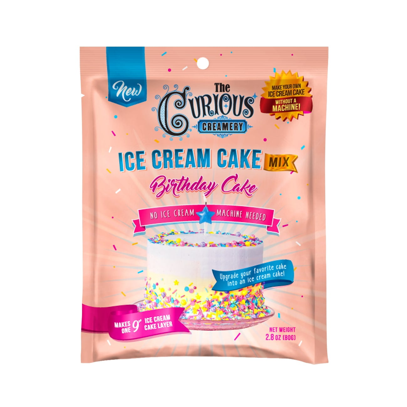 Curious Creamery Birthday Cake Ice Cream Cake Mix No ice cream needed