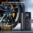 thumbnail image 2 of Compresor de aire portátil para inflar neumáticos Nilight, 150 PSI, 12 VDC, 2 of 9