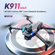 Baeitkot K911 MAX GPS Drone 1080PProfessional 8K Dual HD Camera FPV 1.2Km Brushless Motor RC Helicopters Foldable Quadcopter Drones Deals on Tech Gifts
