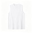thumbnail image 5 of Kalauyu Sleeveless Gym Tank Tops for Men Round Neck Soft Smooth Breathable Loose Solid Color Summer Athletic Muscle Basic Tank Tops, 5 of 5