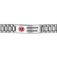 thumbnail image 2 of Bling Jewelry Mens Medical ID Bracelet for Men Steel Link 8.5in Identification Band, 2 of 4