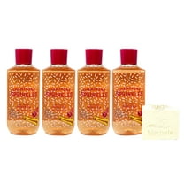 Bath & Body Works CHAMPAGNE SPRINKLES 4 Piece Shower Gel Bundle with a Marbela Natural Oats Bar Soap - Full Size