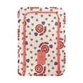 thumbnail image 1 of Bolsa organizadora de almacenamiento de zapatos portátil para viajes al aire libre Caja impermeable - Flores de color rojo vino, 30x21x11cm Rostro sonriente Soledad Organizador de zapatos de viaje, 1 of 10