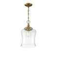 thumbnail image 2 of Trade Winds Lighting 1-Light Pendant Light In Natural Brass, 2 of 6