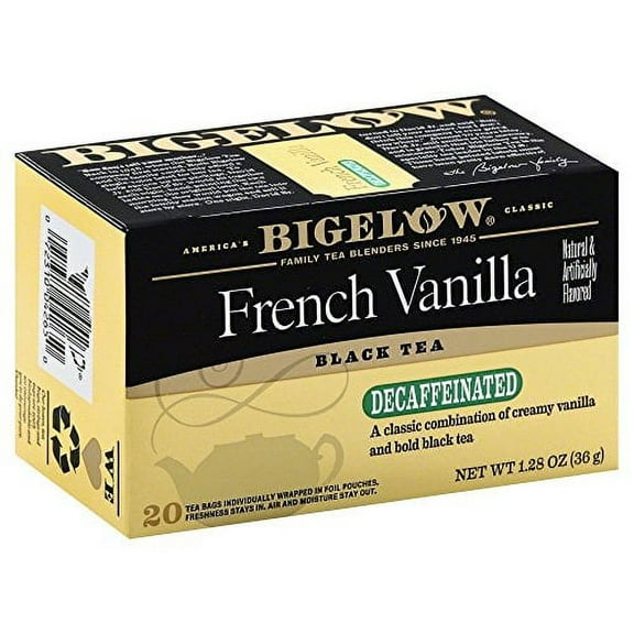 BIGELOW TEA, TEA,DECAF,FRENCH VANILLA 20 BAG