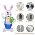thumbnail image 7 of 6Ft Easter Inflatables Bunny with LED Lights, Blow Up Cute Decor Clearance for Indoor Outdoor Home/Holiday/Party/Yard/Lawn,Blue, 7 of 7