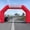 Red, variant on 20Ft Inflatable Arch Inflatable Start Finish Line Arch with Blower,Outdoor Inflatable Archway for Party,5K Race,Advertising Commerce,School Sport Yellow
