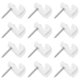 thumbnail image 2 of Wire Shelf Clip White Plastic Heavy Duty Closet Shelf Support 2.70X1.60X1.20CM Wall Clip For Home Organization 12Pcs, 2 of 4