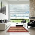 thumbnail image 7 of Ahgly Company Machine Washable Indoor Square Abstract Red Area Rugs, 6' Square, 7 of 7