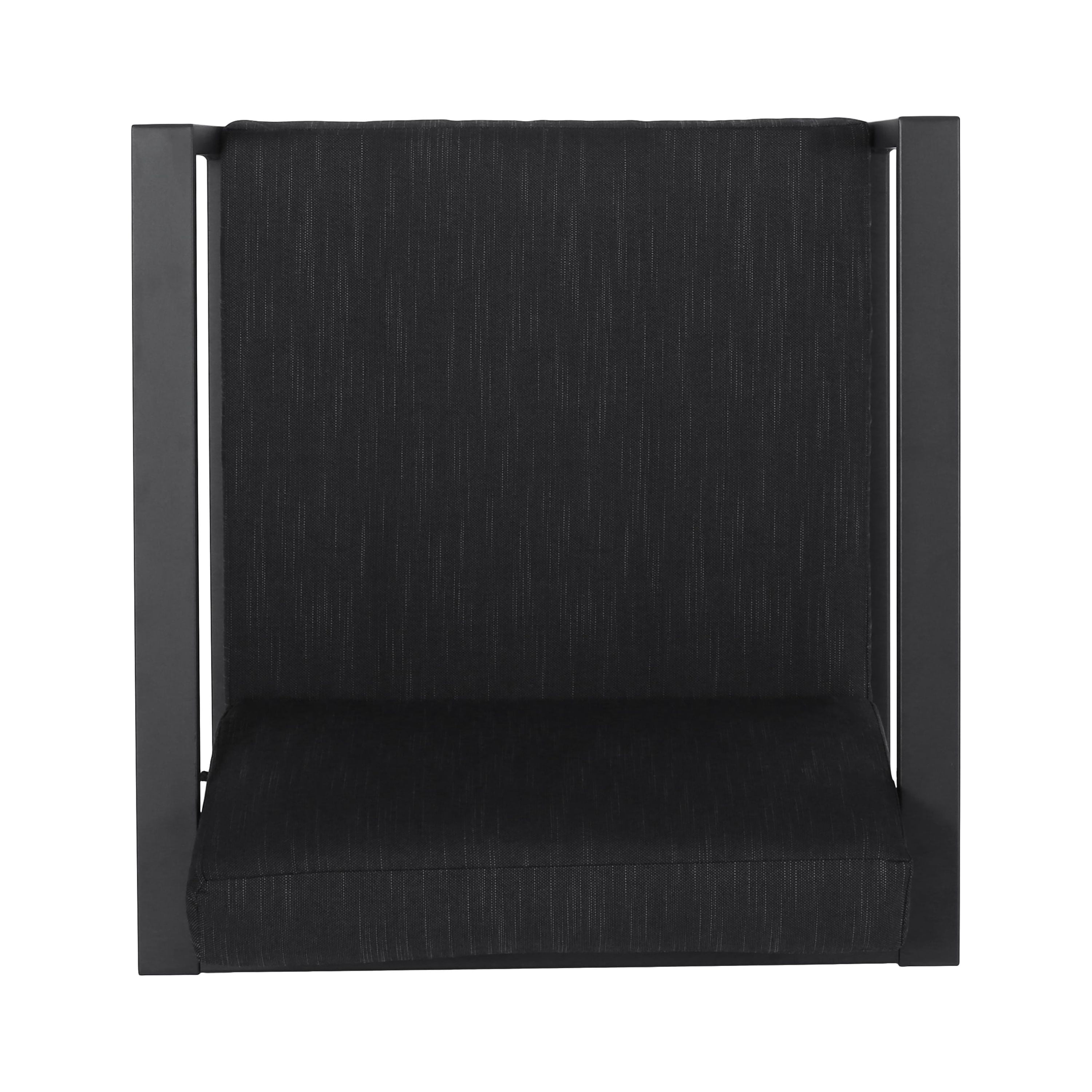 Noble House Navan Outdoor Aluminum Club Chairs (Set of 4)Gray