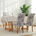 thumbnail image 2 of Chair Covers for Dining Chairs Set of 4,Beige Stretch Dining Room Chair Cover Kitchen Parsons Chair Slipcovers (Pack of 4, Beige), 2 of 6