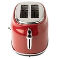 thumbnail image 4 of HADEN Dorset 2-Slice Wide Slot Stainless Steel Retro Toaster, Red, 4 of 9