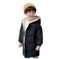 thumbnail image 5 of Vedolay Winter Coats for Kids Floral Print Long Sleeves Zipper Outdoor Clothing Black,120, 5 of 5