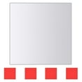 thumbnail image 5 of vidaXL Mirror Tiles Sheets Wall Bathroom Mirror for Hallway Dressing Room, 5 of 7