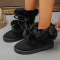 thumbnail image 6 of SACFOF Women's Mid-calf Winter Snow Boots Lightweight Warm Faux Fur Lining Pull on Comfortable Outdoor Booties Shoes for Women, 6 of 7