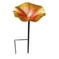 thumbnail image 5 of Hvmvliv Outdoor Bird Feeder Stake Mount Metal Bird Bath for Outdoor Garden, Hummingbird Feeder and Yard Decoration Yellow, 5 of 7