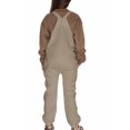 thumbnail image 4 of Kmdttou Summer 50% off Clearance! Womens Overalls Casual Loose Dungarees Romper Baggy Playsuit Solid Color Pockets Sweatpants Jumpsuit on Clearance!, 4 of 8