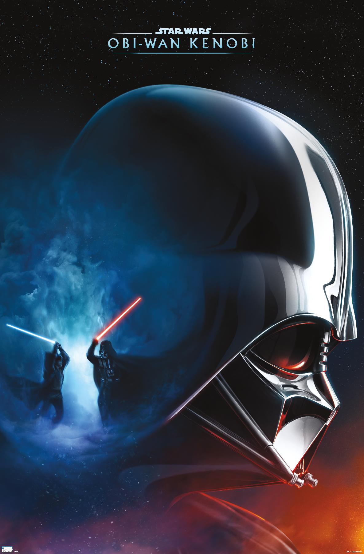 Star Wars Obi Wan Kenobi Darth Vader Collage Wall Poster 22 375 X 34 Framed Walmart Com