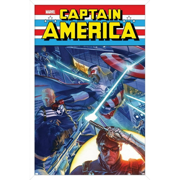 Marvel Comics - Winter Soldier - Captain America: Sam Wilson #7 Wall Poster, 22.375" x 34", Framed
