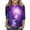 Dark Purple4, variant on Teen Girls 3/4 Sleeve Shirts 8-9 Floral Graphic Top Crewneck T Shirt Casual Outfits Gray 8-9 Years