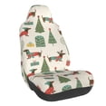 thumbnail image 1 of Balery Christmas Dachshund Dog Funda de Asiento para Auto con Diseño - Cubierta Frontal Suave y Transpirable con Protector Antideslizante- 1 Unidad, 1 of 5