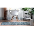 thumbnail image 4 of Rugs.com Charleston Collection Rug – 6 Ft Runner Navy Blue Low-Pile Rug Perfect For Hallways, Entryways, 4 of 9