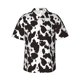 thumbnail image 1 of Fotbe Cow Skin 2 Camisa Hawaiana para Hombre Unisex – Camisa Casual de Verano con Botones de Manga Corta de Algodón y Lino,XX-Large, 1 of 7