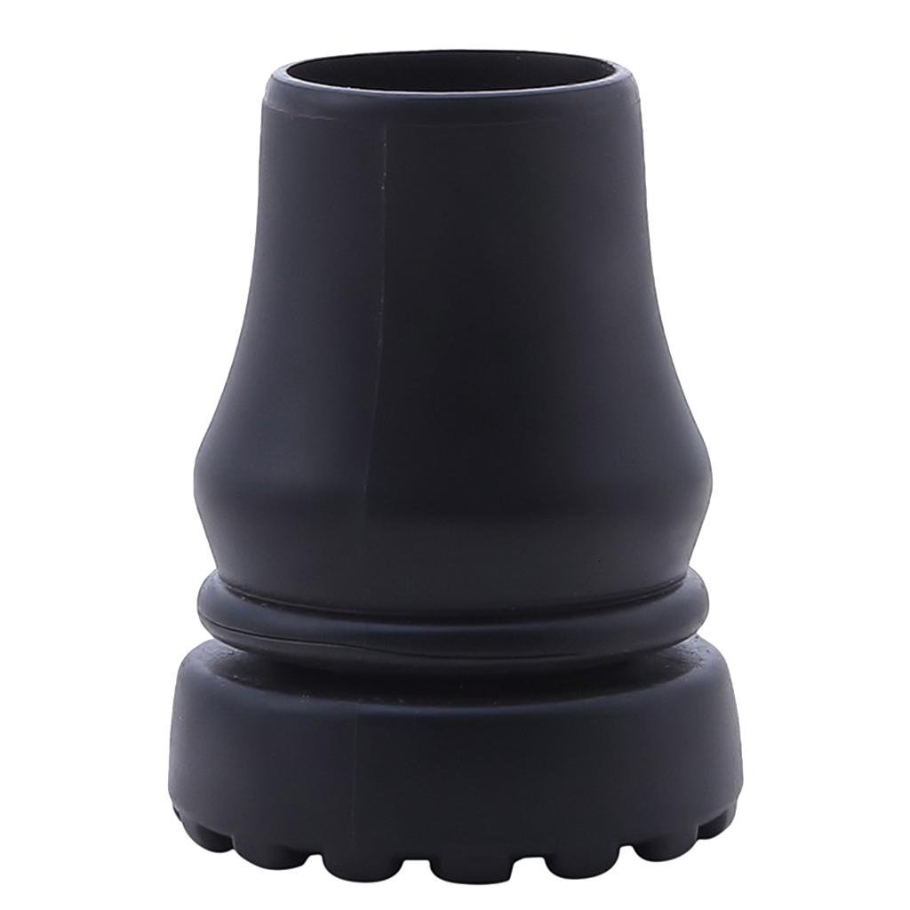 Qhmade Walking Cane Replaceable Tip Caps Walking Stick Tip Cover Pads End Rubber Caps