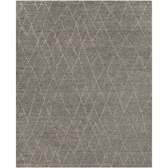 BoutiqueRugs Molugan Farmhouse Area Rug - Black, Dark Red, Charcoal - 2' x 3'